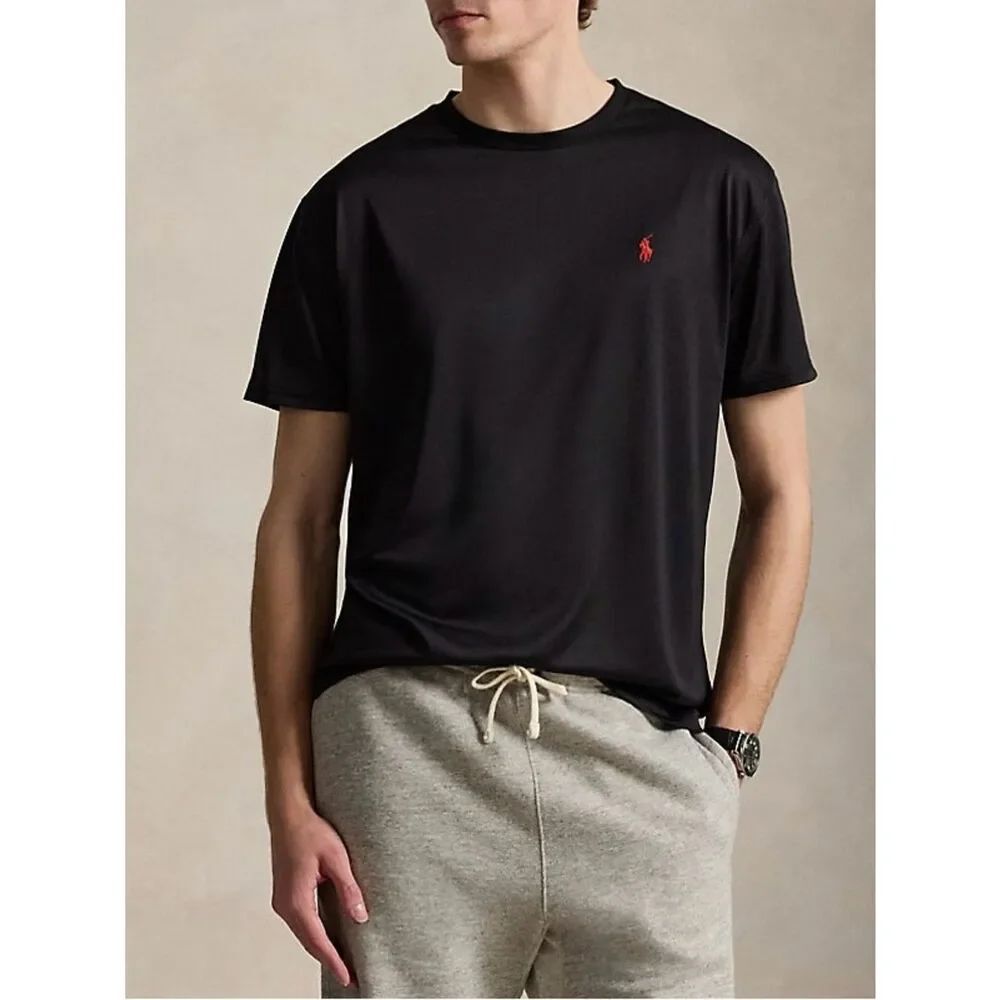 POLO BY RALPH LAUREN Classic Fit Performance Jersey T-Shirt in Black